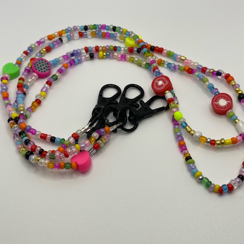 Unisex Mask Lanyards - handmade- multicolor